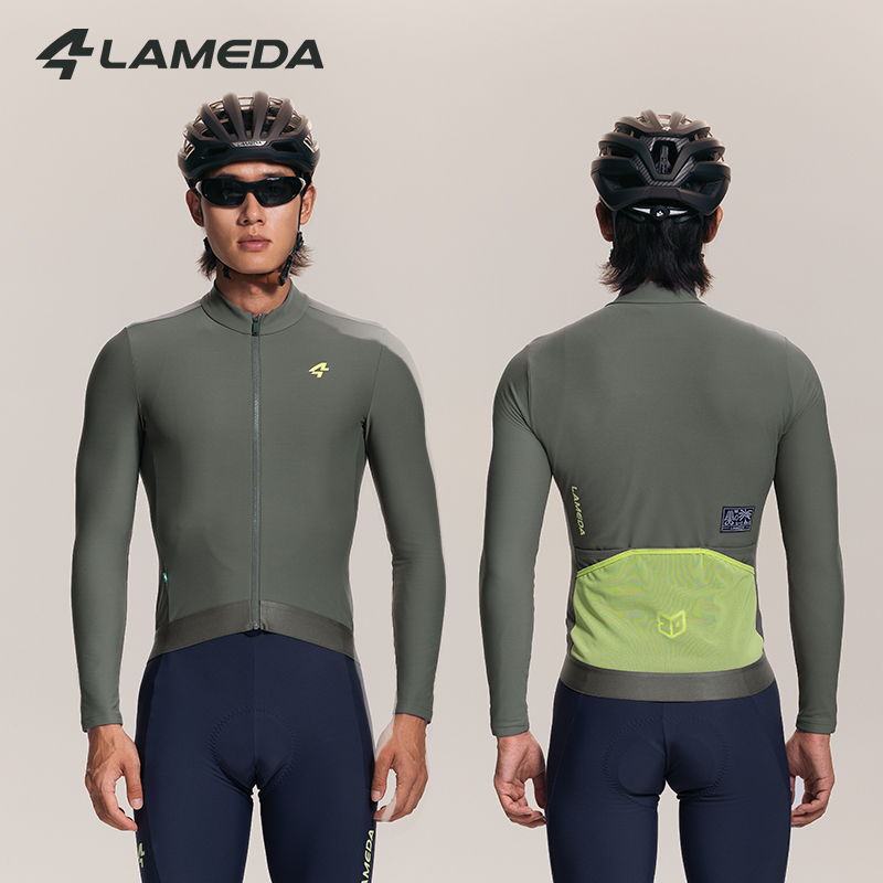 Cycling Gear Jacket - LAMEDA Winter Fleece Men's Road Bike