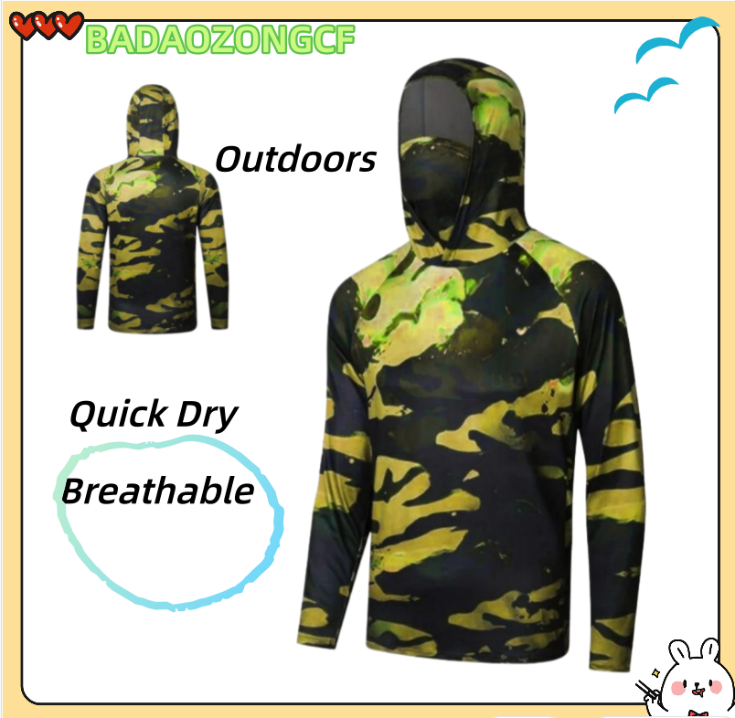 Cycling Gear Jacket - Men's Hooded Fishing Jacket Cycling Outdoors