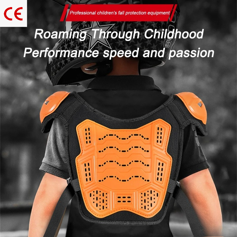 Cycling Gear Jacket - Kids Moto Full Armor Set, Motocross