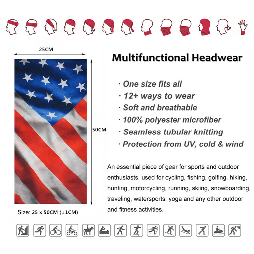 USA Flag Pattern Sun Protectiv - огляд і ціна Cycling Gear Men