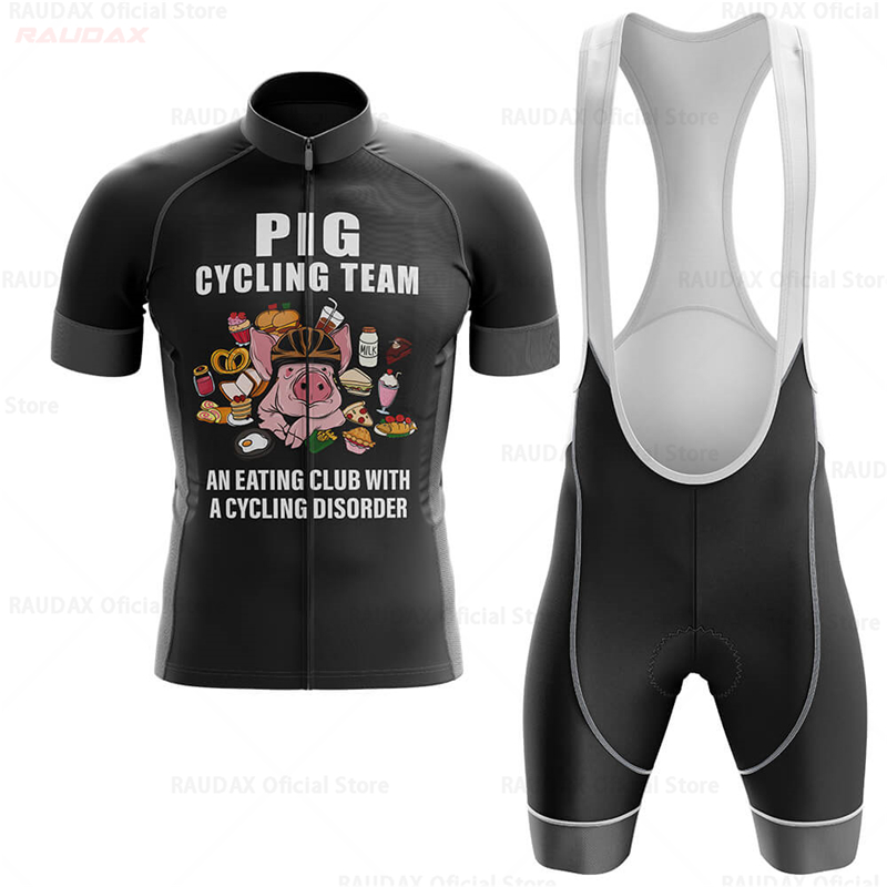 Men's Funny Pig Cartoon Anime  - огляд і ціна Cycling Gear Padding