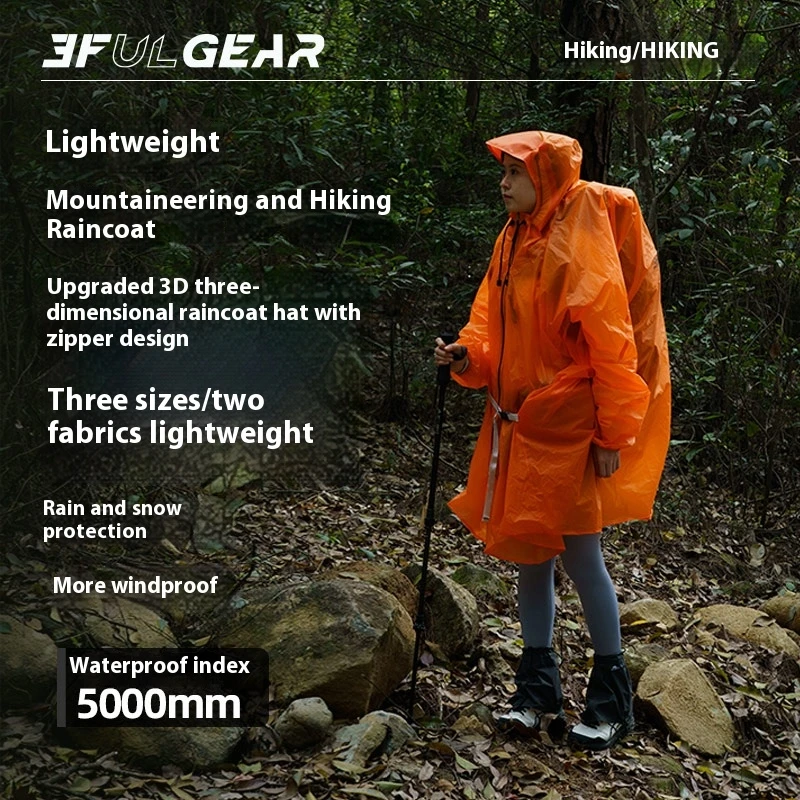 3F UL GEAR Zipper Raincoat 15D - огляд і ціна Cycling Gear Jacket