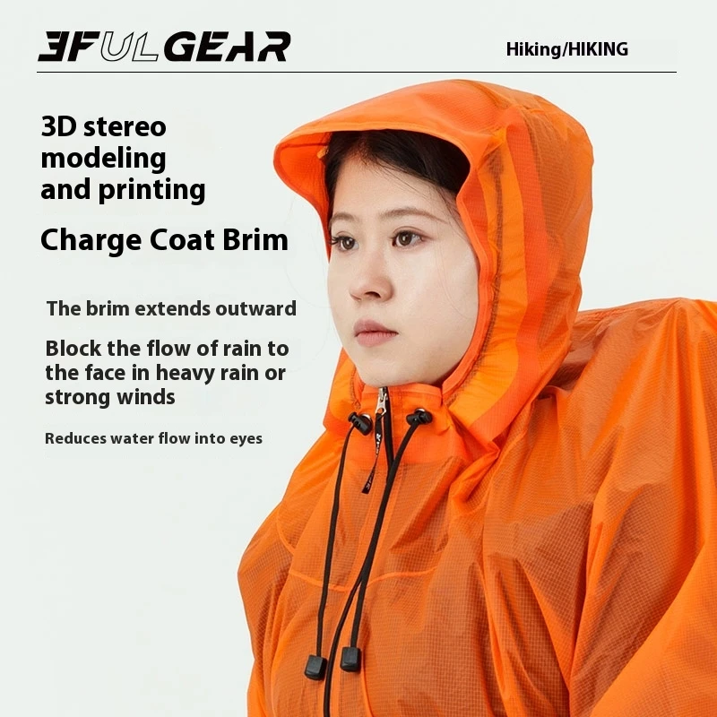 3F UL GEAR Zipper Raincoat 15D - огляд і ціна Cycling Gear Jacket