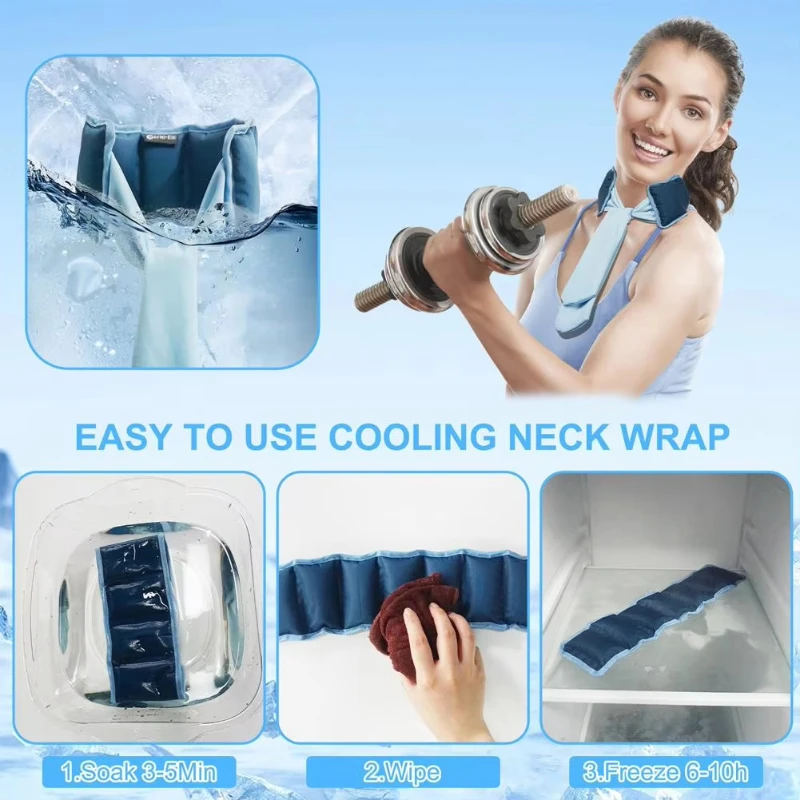 Cooling Ice Scarf for Neck Col - огляд і ціна Cycling Heat Gear