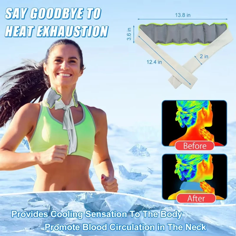 Cooling Ice Scarf for Neck Col - огляд і ціна Cycling Heat Gear