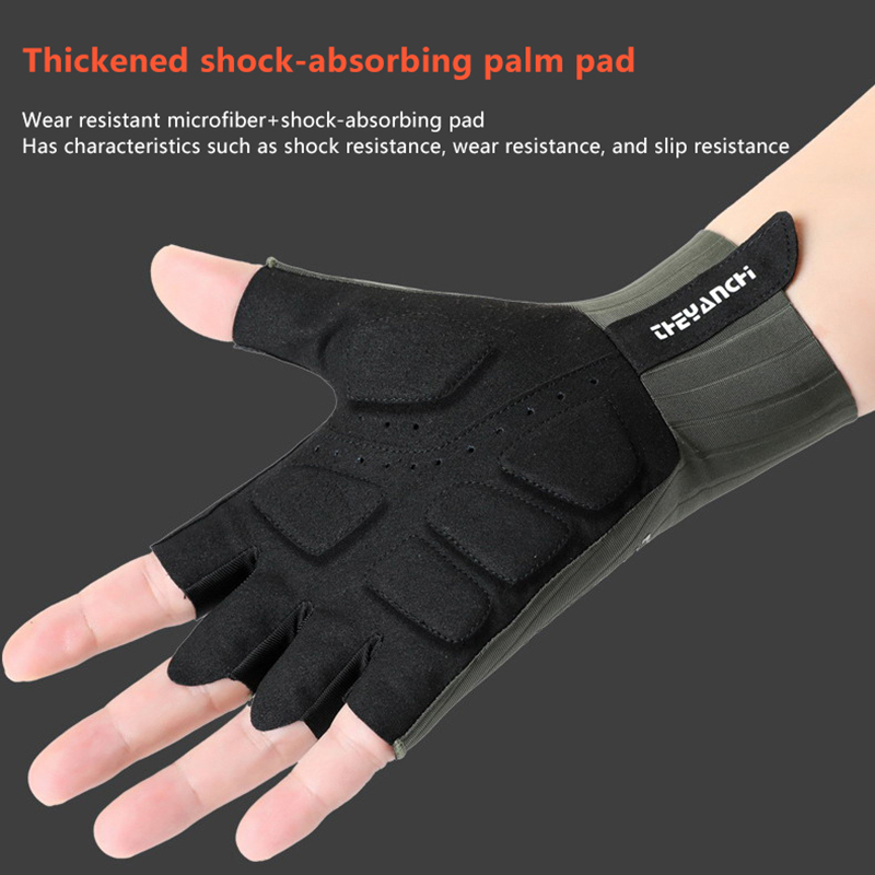 Summer Breathable Half Finger  - огляд і ціна Cycling Gear Padding